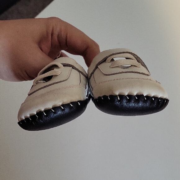 Pediped Soft Gray Baby Walker Shoes - Picture 9 of 10